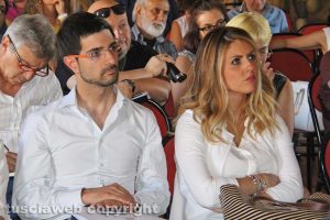 Viterbo - Sala regia - Incontro sulla geotermia - Daniele Sabatini e Alessandra Troncarelli