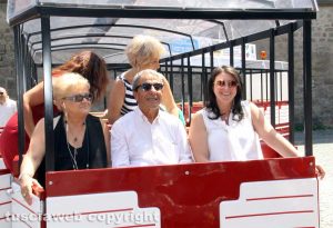 Viterbo - Bizzarri, Delli Iaconi e Ciambella sul trenino 