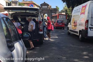 Viterbo - L'incidente a via della Palazzina
