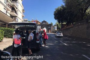 Viterbo - L'incidente a via della Palazzina
