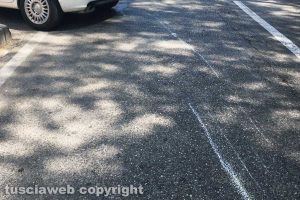 Viterbo - L'incidente a via della Palazzina