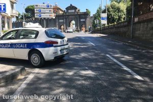 Viterbo - L'incidente a via della Palazzina