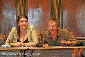 L'assessora Luisa Ciambella con Antonello Ricci