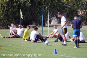 Sport - Calcio - Viterbese - La squadra al lavoro a Chianciano Terme