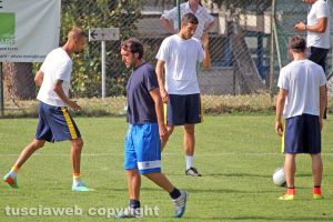 Sport - Calcio - Viterbese - La squadra al lavoro a Chianciano Terme