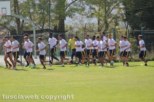 Sport - Calcio - Viterbese - La squadra al lavoro a Chianciano Terme nel 2017