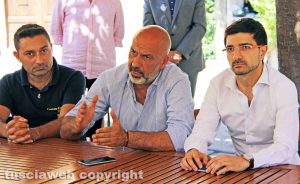 Lucio Laureti, Sergio Pirozzi e Daniele Sabatini
