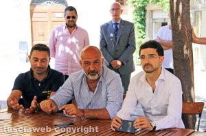 Lucio Laureti, Sergio Pirozzi e Daniele Sabatini