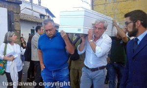 Oriolo Romano - I funerali di Nadia Ouedraogo