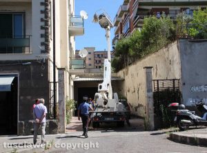 Viterbo - Incidente sul lavoro in via della Palazzina