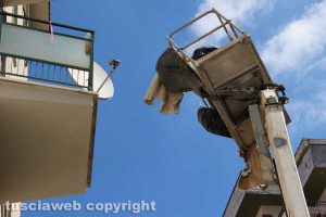 Viterbo - Incidente sul lavoro in via della Palazzina