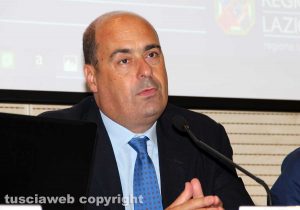 Il presidente della regione Lazio Nicola Zingaretti