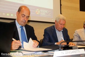 La firma del progetto sulle ex Terme Inps