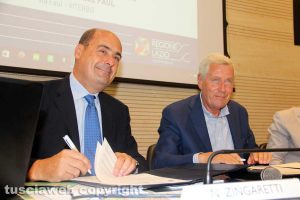 La firma del progetto sulle ex Terme Inps