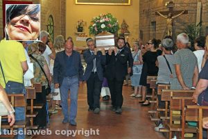 Viterbo - I funerali di Grazia Vecchiarino