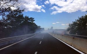 Incendio sull'Aurelia - Foto di repertorio