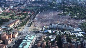 Modena Park - Le immagini dall'alto del concerto dei record
