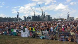 I fan di Vasco Rossi iniziano a riempire il Modena Park