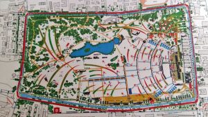 La piantina che spiega nel dettaglio come è stato gestito l'afflusso di gente al Modena Park