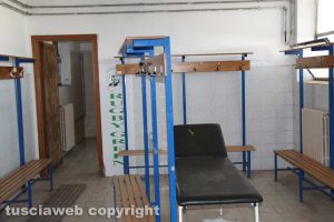 Viterbo - Campo da rugby - Gli spogliatoi