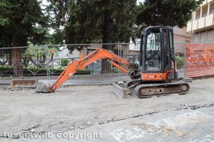 Viterbo - I lavori in via Cairoli
