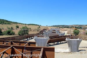 Monte Romano - Lavori per la trasversale