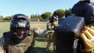 Viterbo - L'esercitazione degli allievi marescialli 