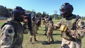 Viterbo - L'esercitazione degli allievi marescialli 