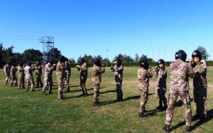 Viterbo - L'esercitazione degli allievi marescialli 