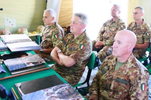 Tarquinia - L'esercitazione di squadra del corso Saldezza