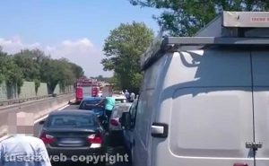 Monterosi - Incidente sulla Cassia bis - Foto di Franco Castagnino