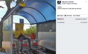 Viterbo - I carrelli della spesa come letto - Il post di Welcome to favelas