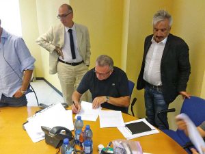 Silvio Cappelli firma l'accordo Cia