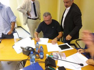 Silvio Cappelli firma l'accordo Cia