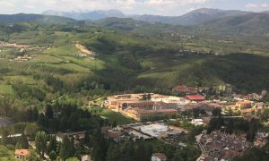 Veduta dall'alto delle Sae ad Accumoli