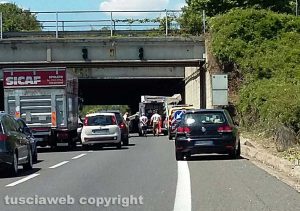 Superstrada - Vitorchiano - Incidente sul lavoro