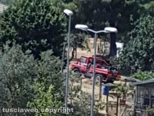 Bagnaia - I vigili del fuoco sul posto
