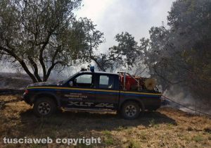 Weekend di fuoco nell'Alto viterbese 