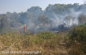 Weekend di fuoco nell'Alto viterbese 