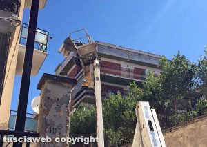 Viterbo - Incidente sul lavoro in via della Palazzina