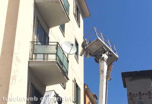 Viterbo - Incidente sul lavoro in via della Palazzina