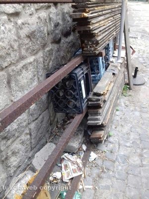 Viterbo - Degrado in via Romanelli