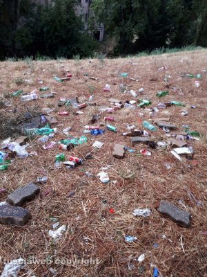 Viterbo - Sacrario - Prati usati come discarica