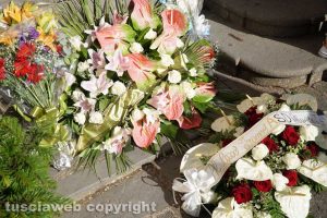Lubriano - I funerali di Franco Fiorani