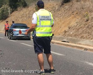Montalto di Castro - Incidente sull'Aurelia