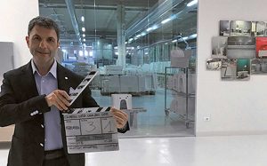 Civita Castellana - Azzurra ceramica durante le riprese di "Cambio casa, cambio vita"