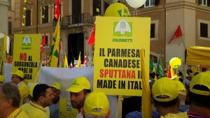Roma - Montecitorio - Coldiretti contro il tratto Ceta