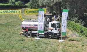 Amatrice - La cisterna con il gasolio