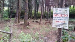 Area pic nic sulla Cimina