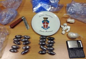 Pescia Romana - Carabinieri - La droga sequestrata